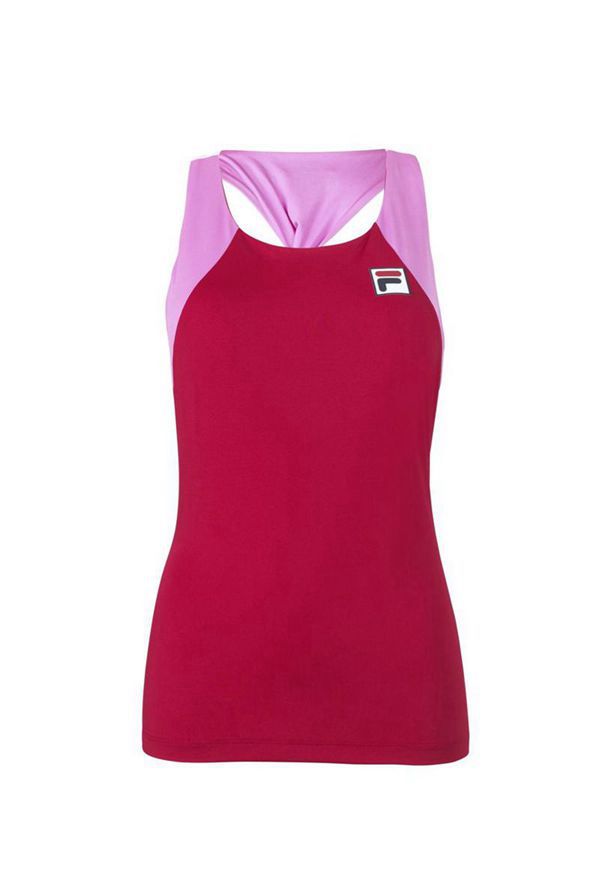 Camisetas Sin Mangas Fila Mujer Rojas / Blancas - 30 Love Twist Back - España 831409NHP